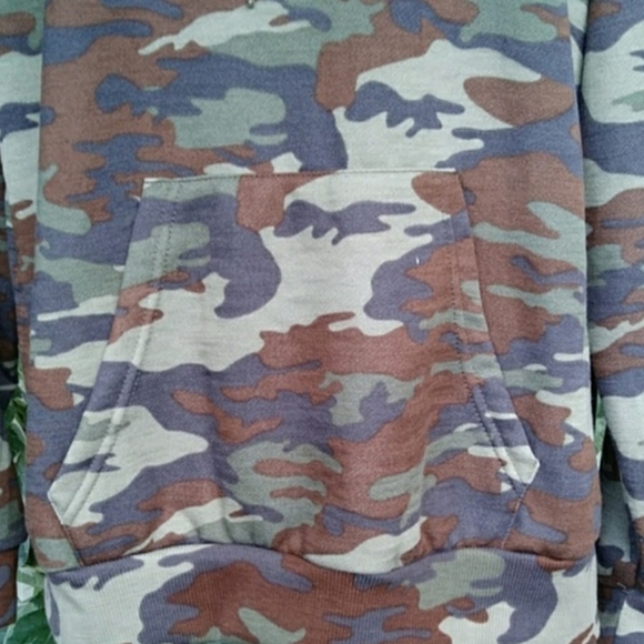 ⭐HP⭐Camo Hoodie Sweatshirt (Juniors) - Sz L - Picture 5 of 6